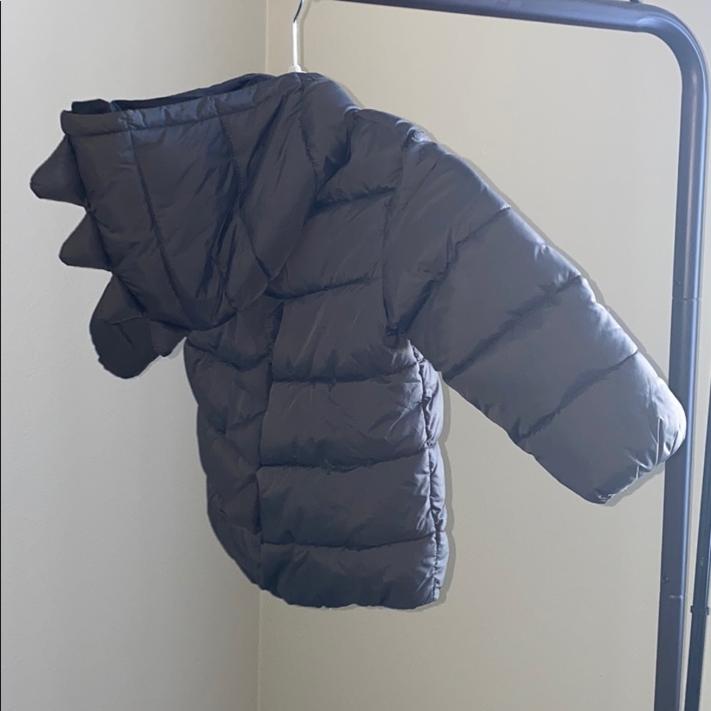 NWT Zara Baby Dinosaur Spike puffer Jacket
